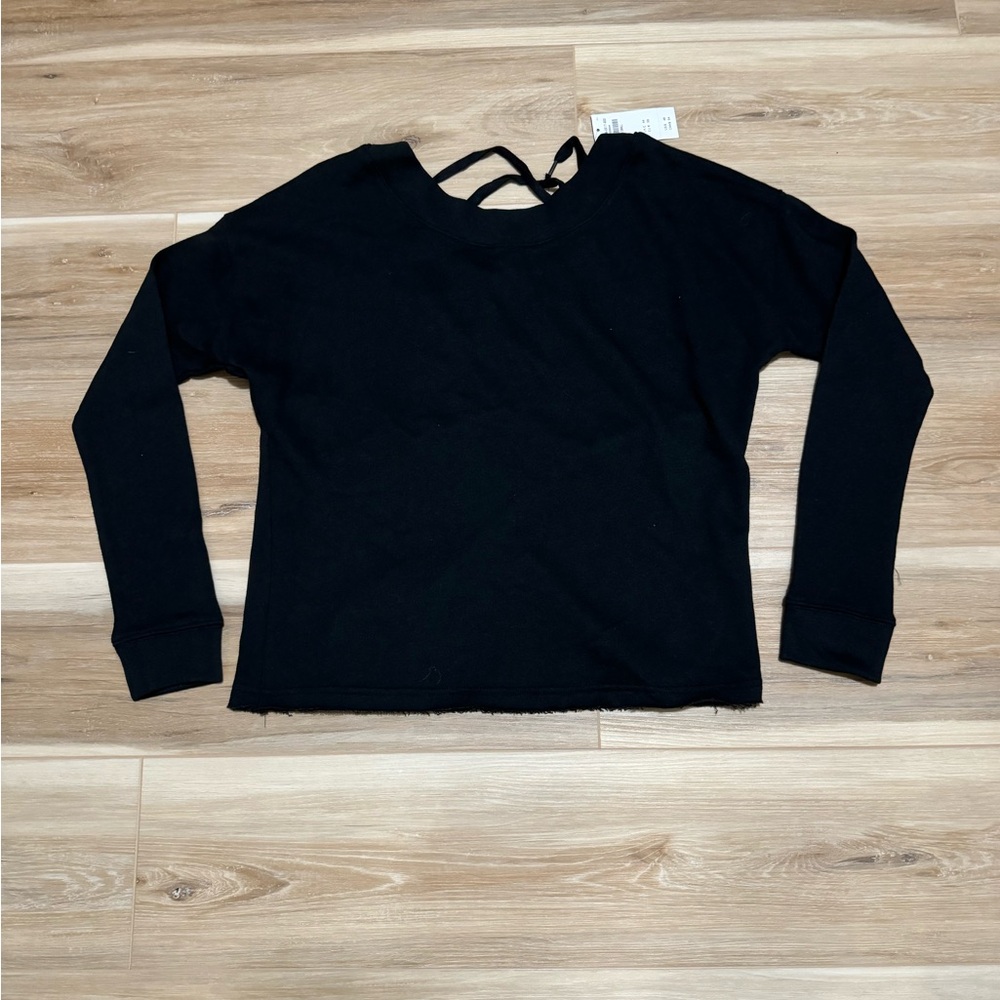 Abercrombie and Fitch lace up back sweatshirt